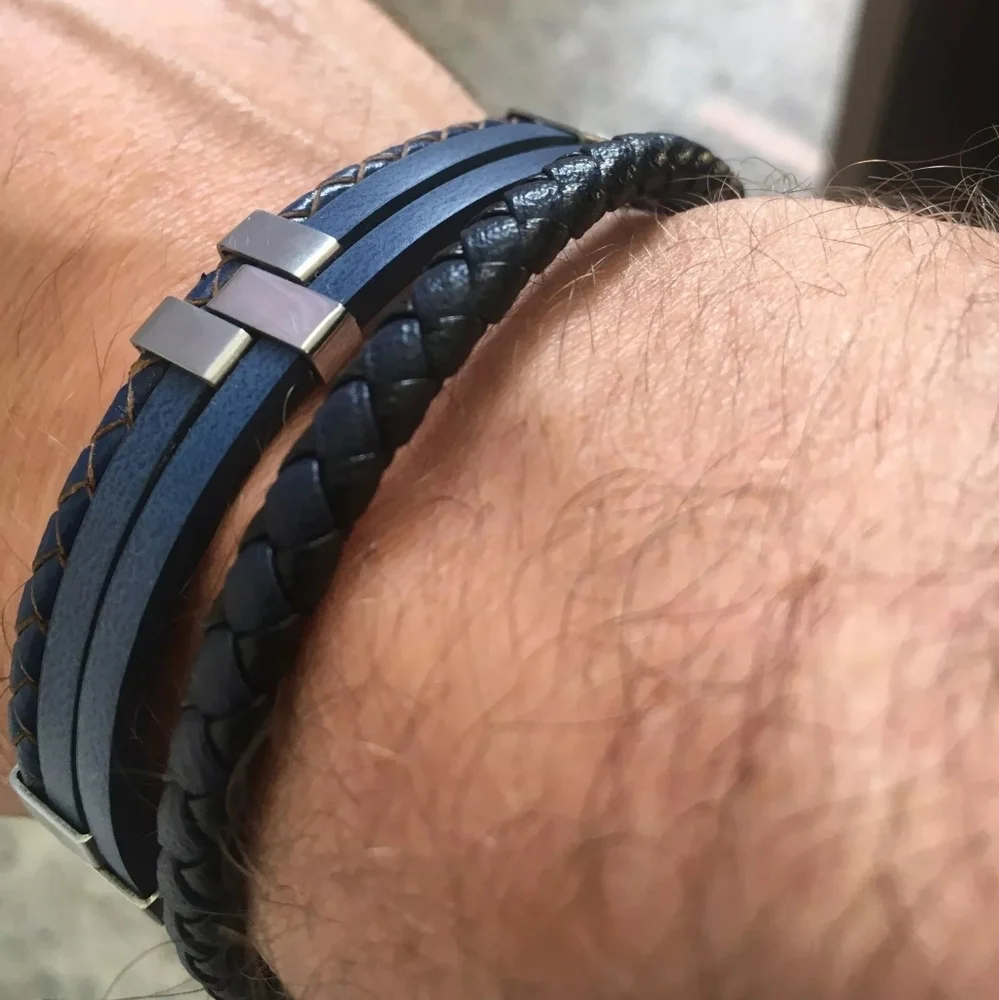NEW‎ Black Braided 8